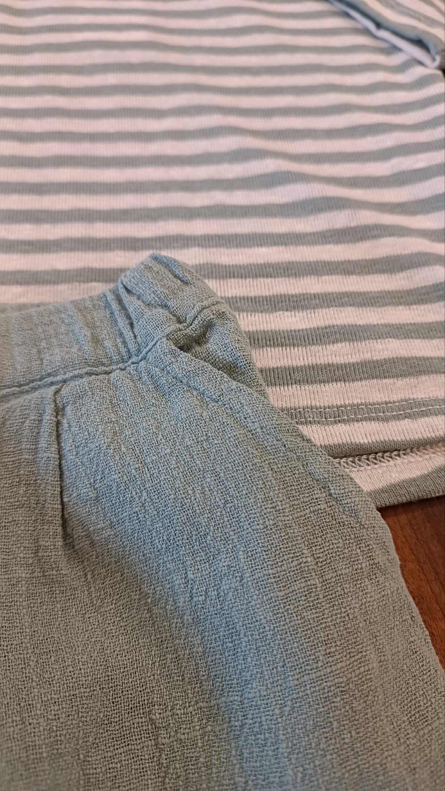 MAGLIA M/L LINO COTONE ONE + IN THE FAMILY - immagine 2