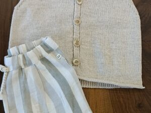 GILET COTONE E LINO ONE + IN THE FAMILY