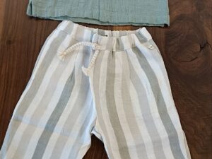 PANTALONE LUNGO RIGHE ONE + IN THE FAMILY