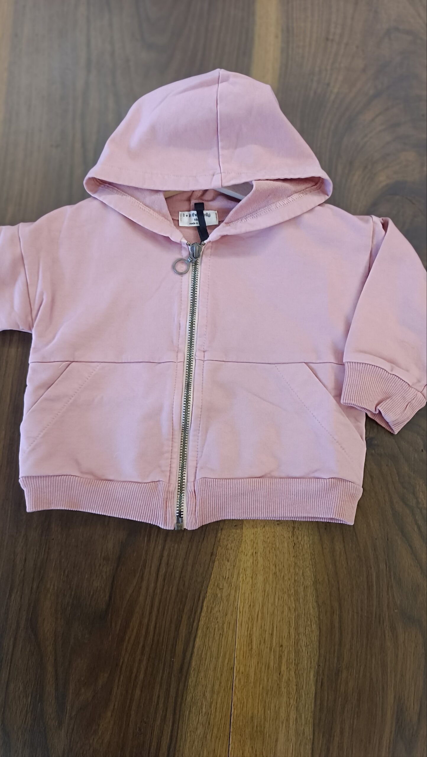 FELPA zip COTONE  ONE + IN THE FAMILY