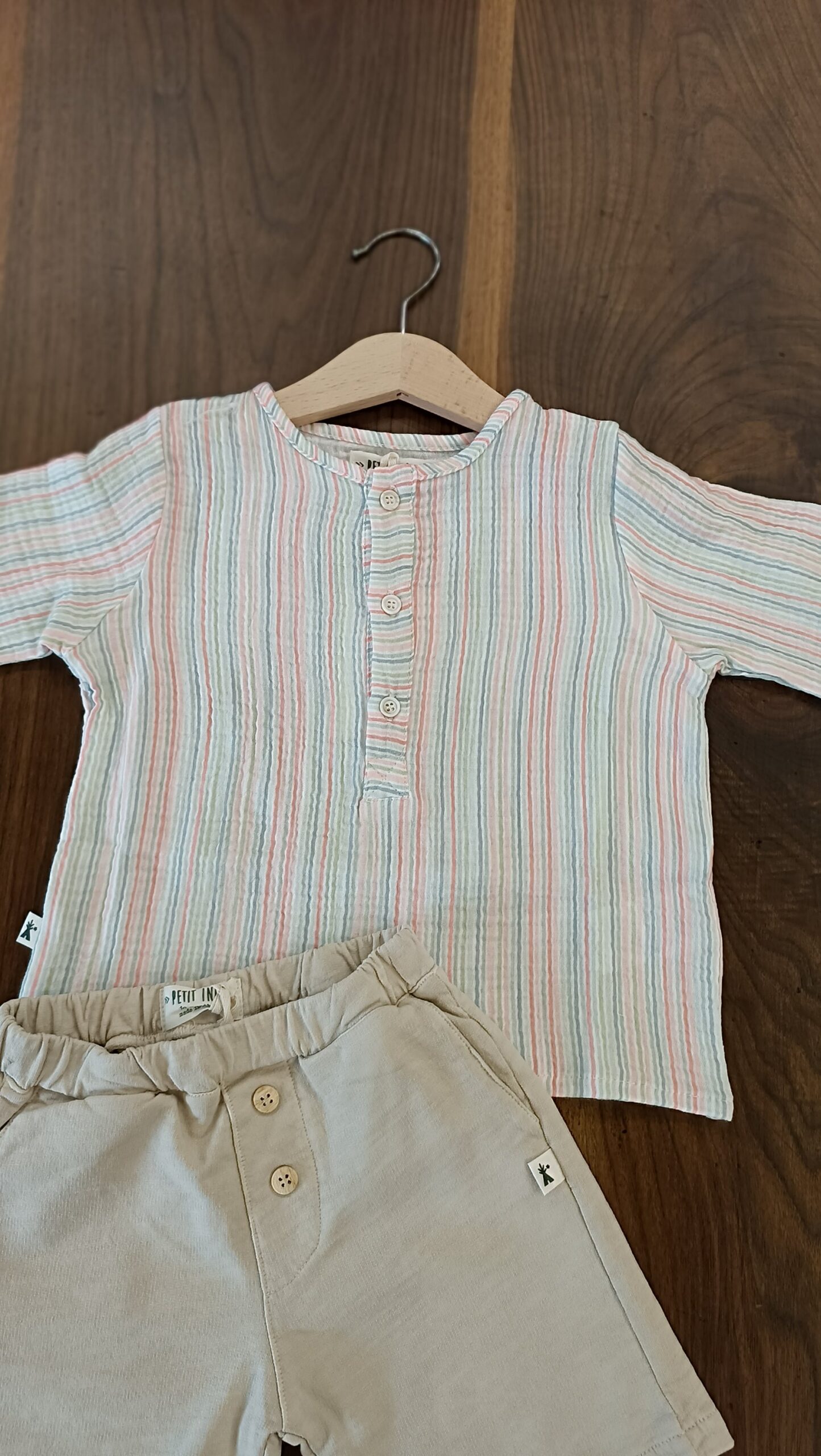 CAMICIA M/C COTONE PETIT INDI